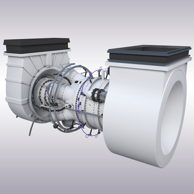 Турбина 3d модель