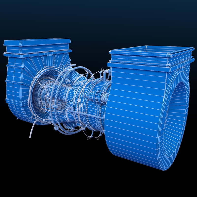 Турбина 3d модель