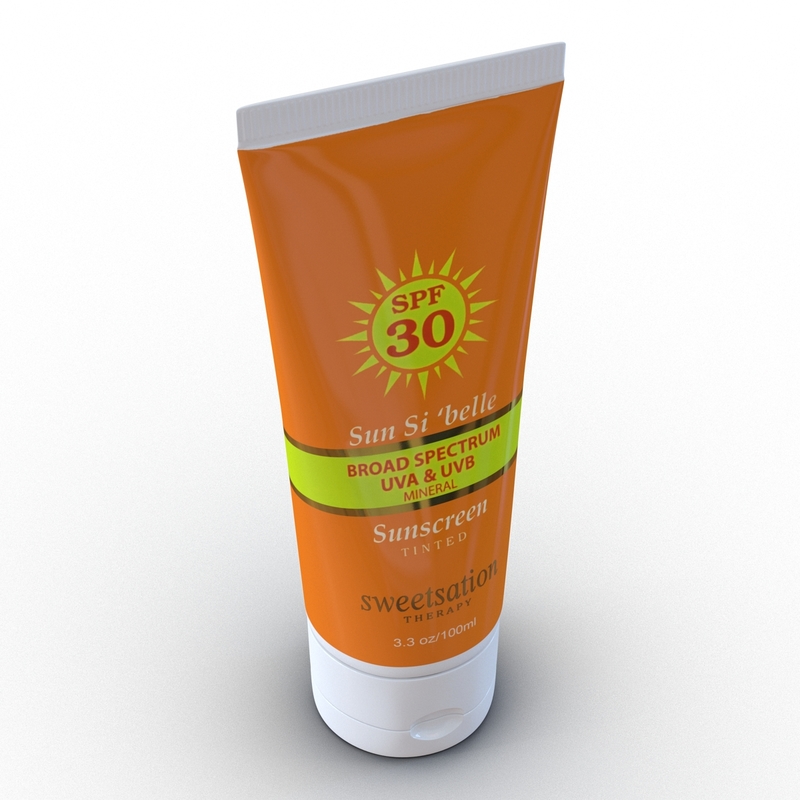 sunscreen tube 3d 3ds