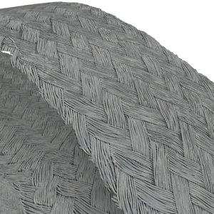 Flat Woven Steel Cable Texture