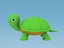 3d cartoon turtle model