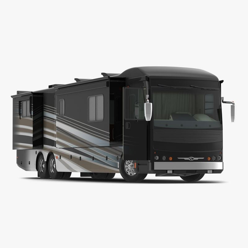 3d model of american recreation vehicle rv