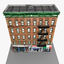 3d photorealistic 10 buildings set