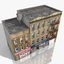 3d photorealistic 10 buildings set