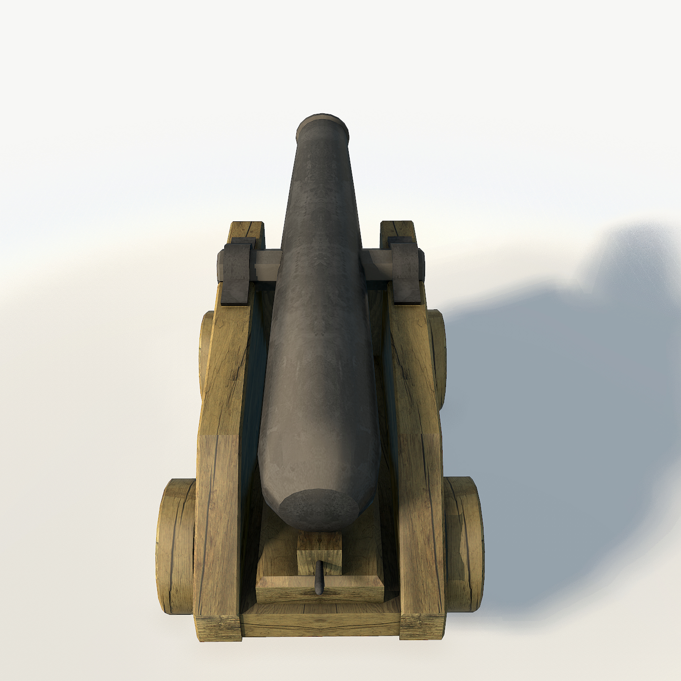 간단한 대포 (type 1) 3D 모델 - TurboSquid 1008864