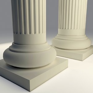 3ds doric column