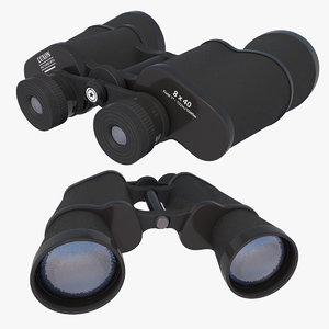3d model of binoculars