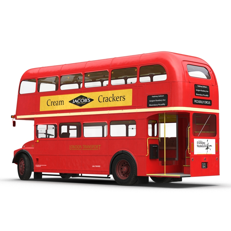 3d london bus routemaster model