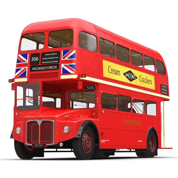 3d london bus routemaster model