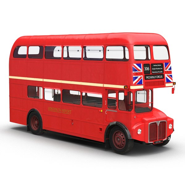 3d london bus routemaster model