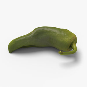 3d green pepper