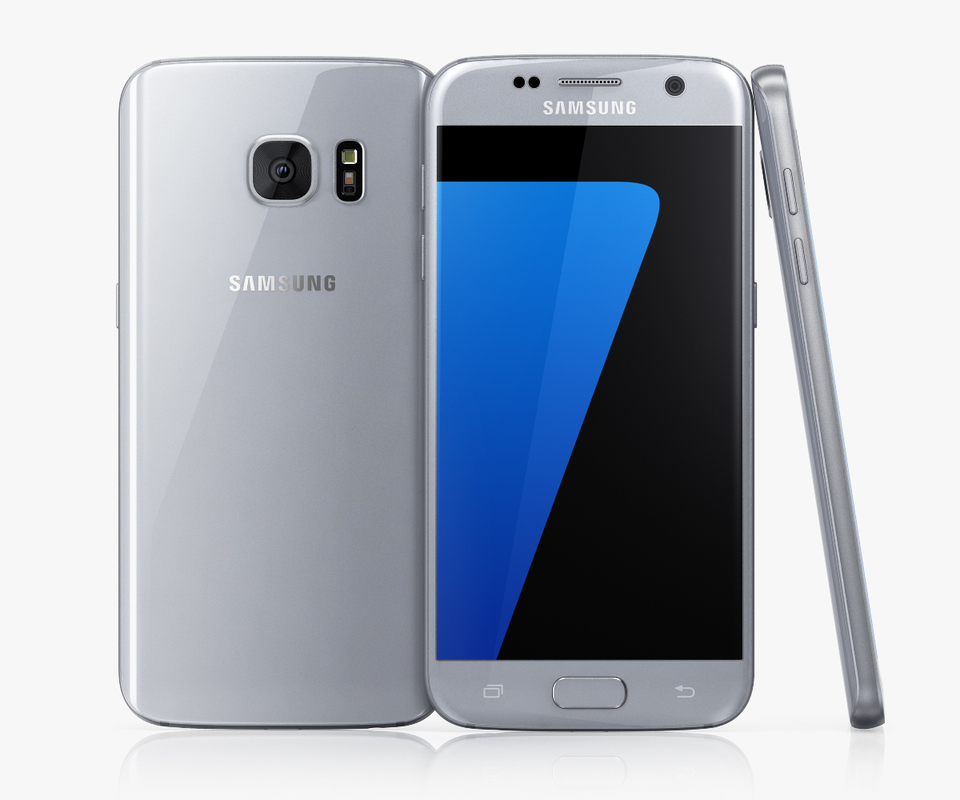 samsung galaxy s7 silver c4d