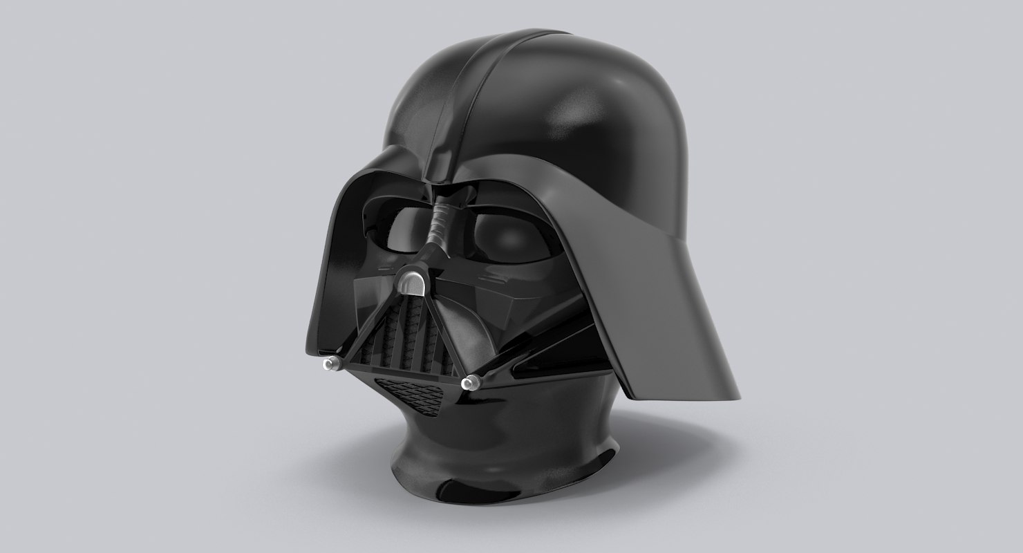 darth vader helmet 3d model