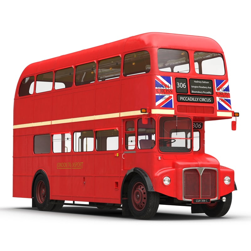 c4d london bus routemaster simple