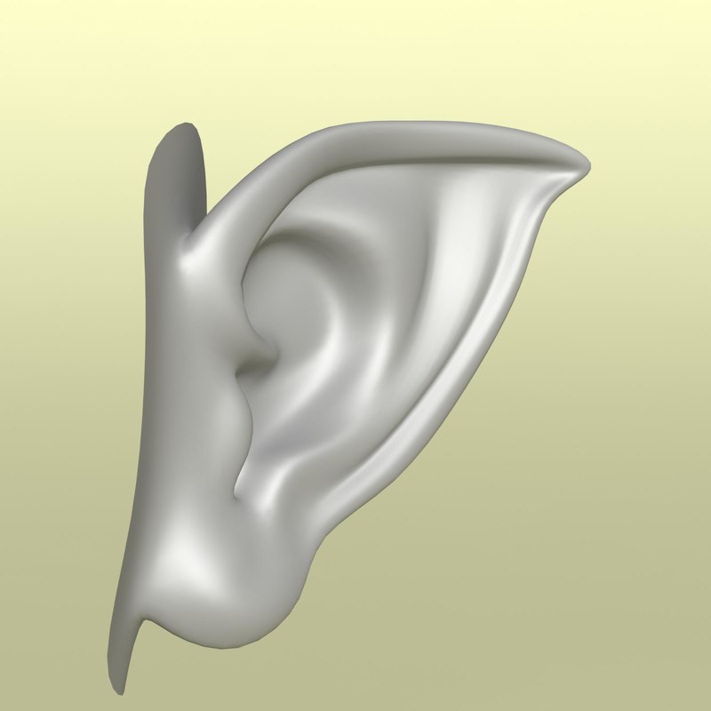 creature ear 3d ma