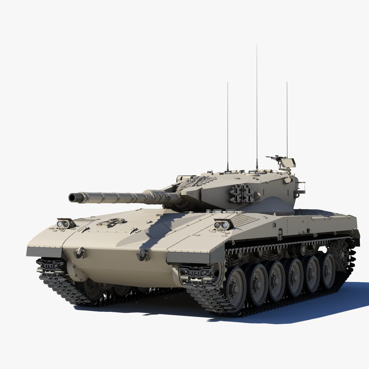 merkava mk 1 3d model