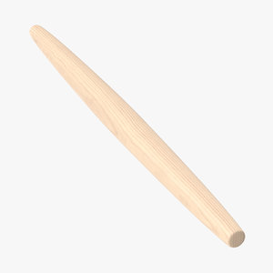 3d model french rolling pin