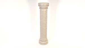 3d model of pillier colonne column