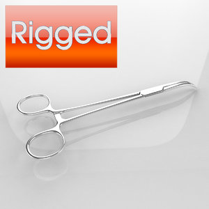 rigged surgical scissor 02 max