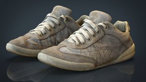 3d model realistic sneakers