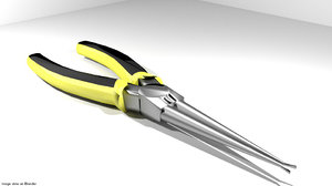 3d model plier tool handtools