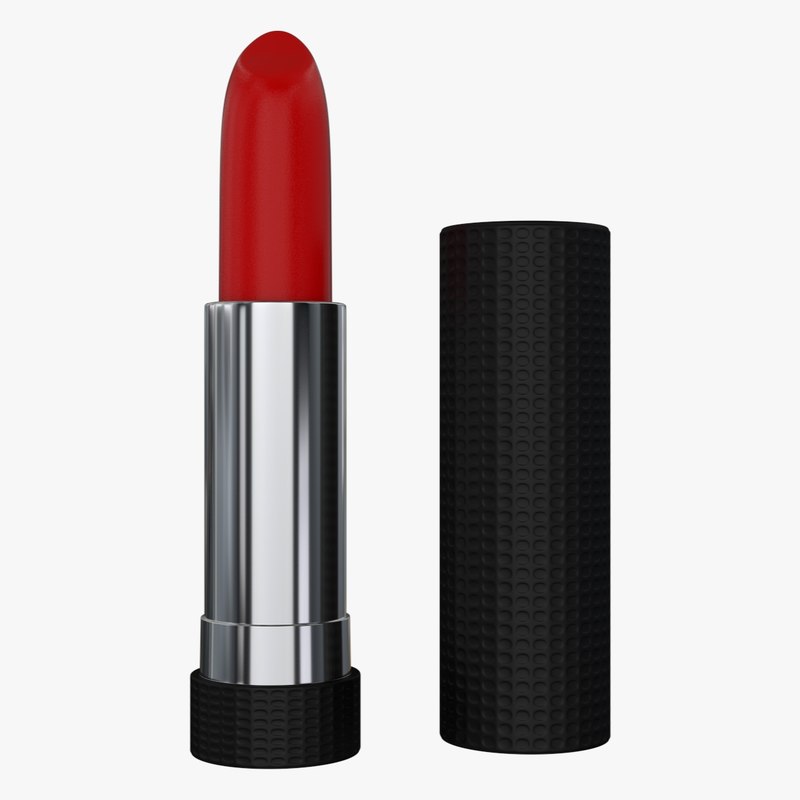 3d model lipstick lips