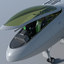 futuristic aircraft 3d model