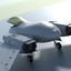 futuristic aircraft 3d model