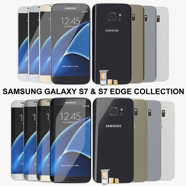realistic samsung galaxy s7 3d 3ds