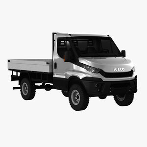 3d model iveco daily pickup