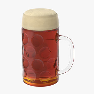 bavarian beer mug 3d model