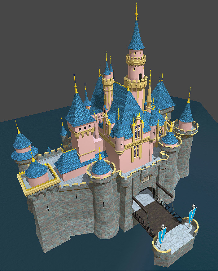 3d Disney Castle