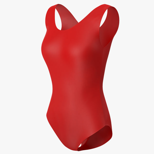 swimsuit red 3d model