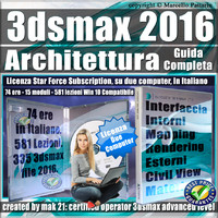 Corso 3ds max 2016 Architettura Guida Completa Subscription 2 Computer