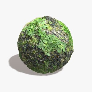 Weeds over Rubber Grip Texture