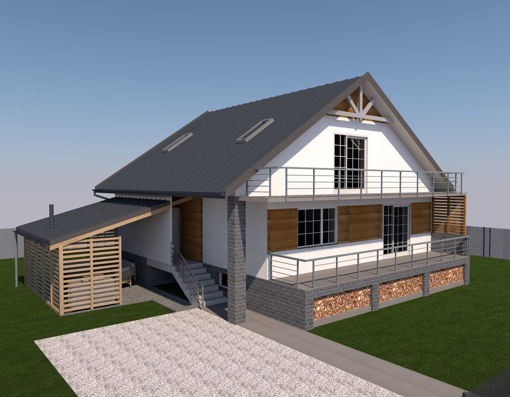 Archicad House 3ds