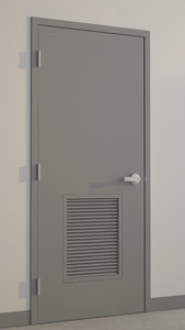 3d hollow metal door