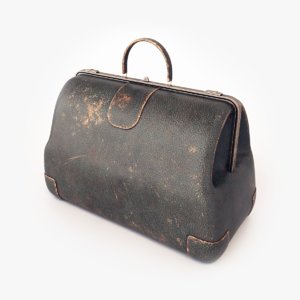 old doctor s bag 3d model