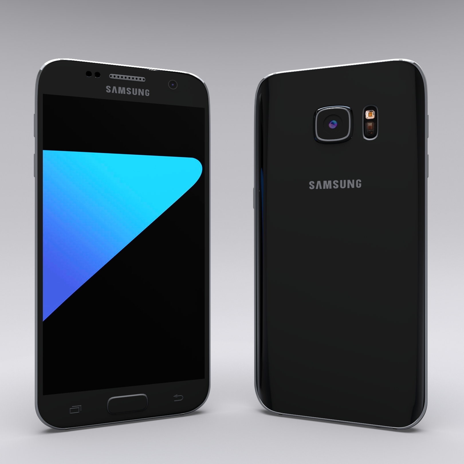 三星galaxy s7 black3d模型