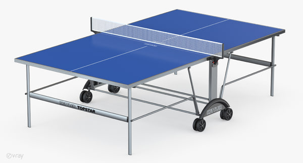 Kettler Top Star Xl Outdoor Tischtennisplatte 3d Modell Turbosquid 1011804