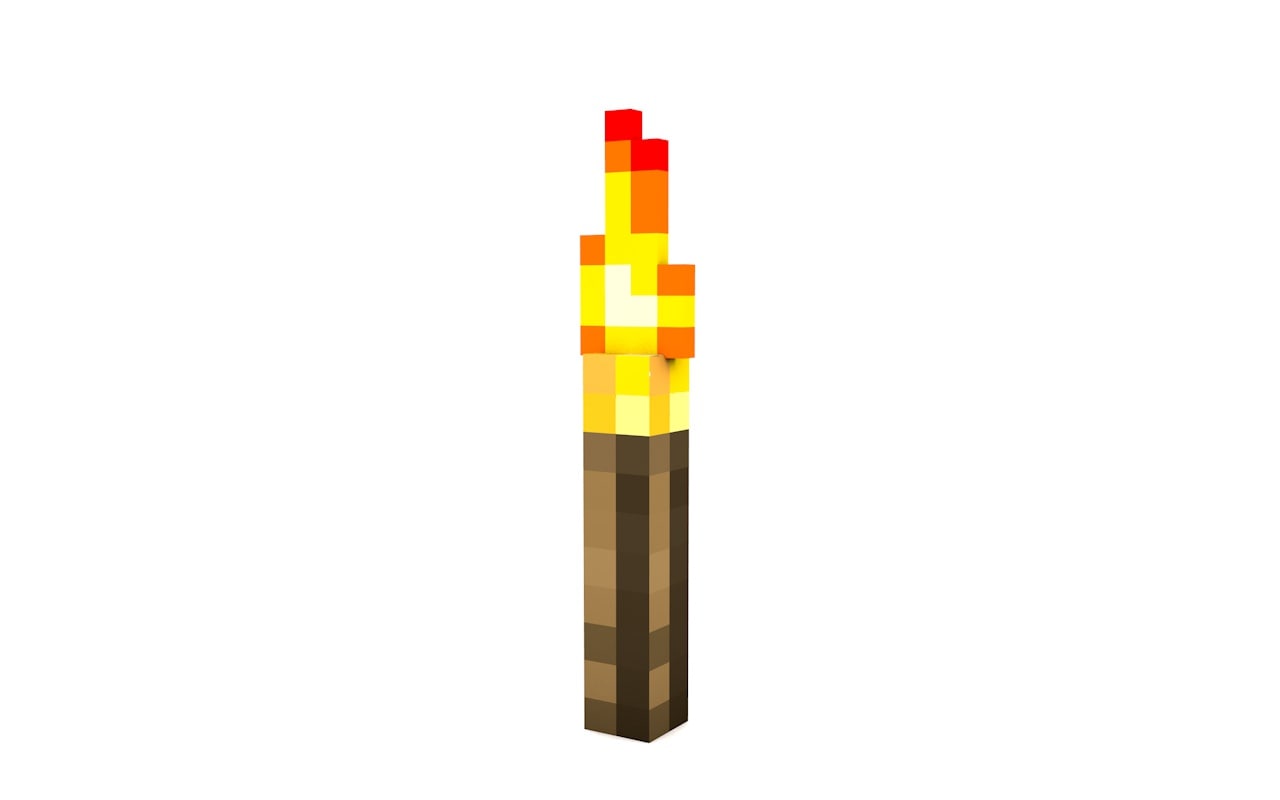 minecraft torch clipart - photo #5