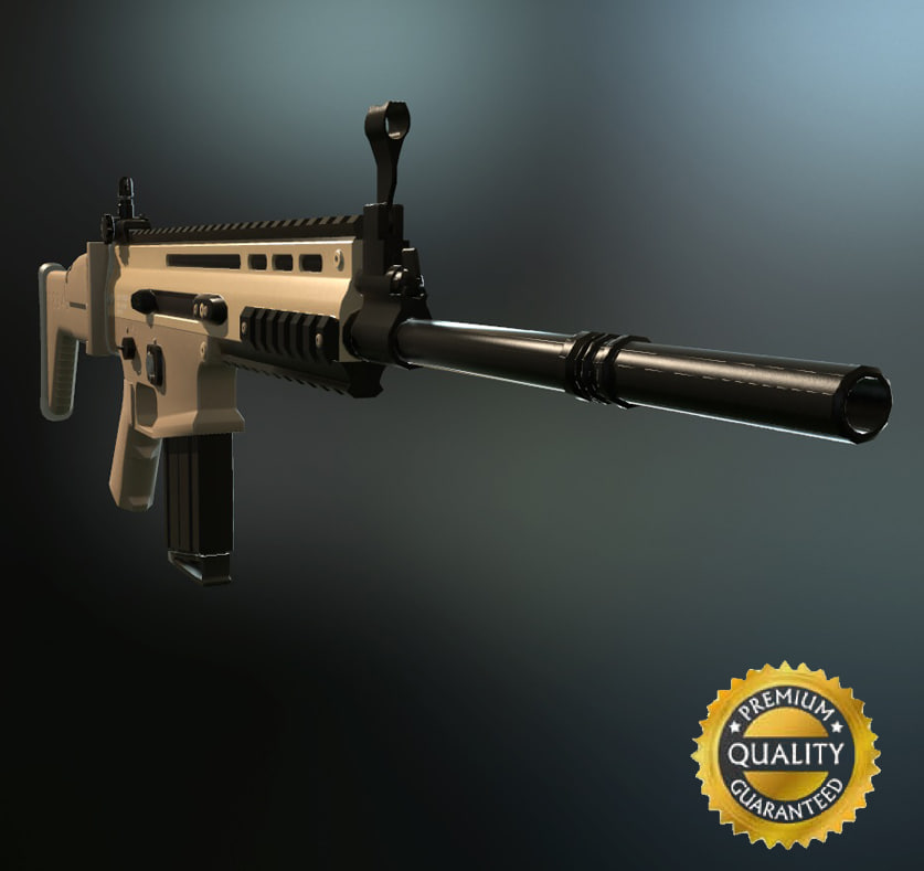 3d fn scar h - model