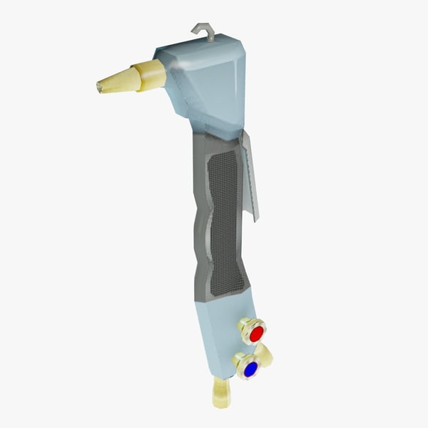 3d model oxygen acetylene torch