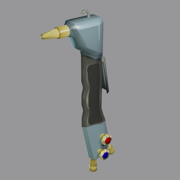 3d model oxygen acetylene torch