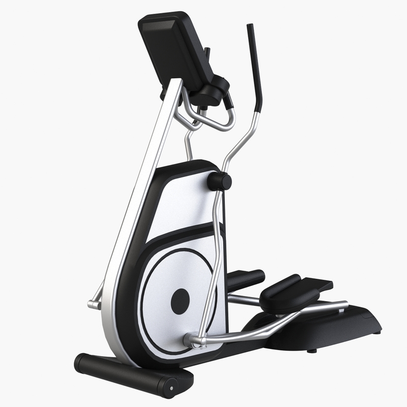3d gym equipment elliptical trainer