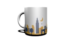 cup new york 3d obj