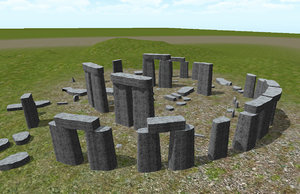 stonehenge 3d model
