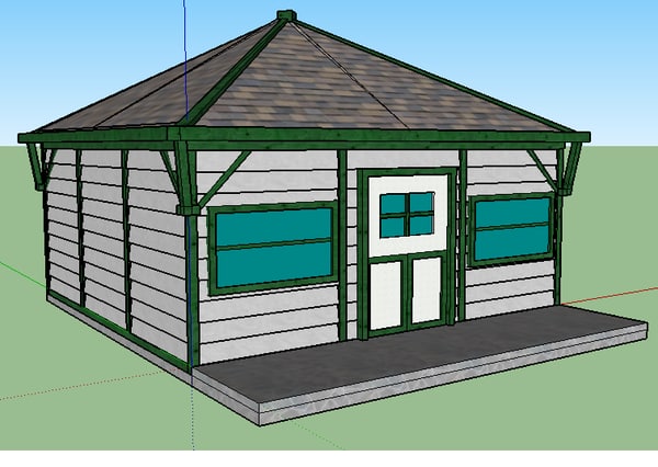 Modelo 3d Casa De Pueblo TurboSquid 1013063