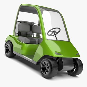 3d golf cart model