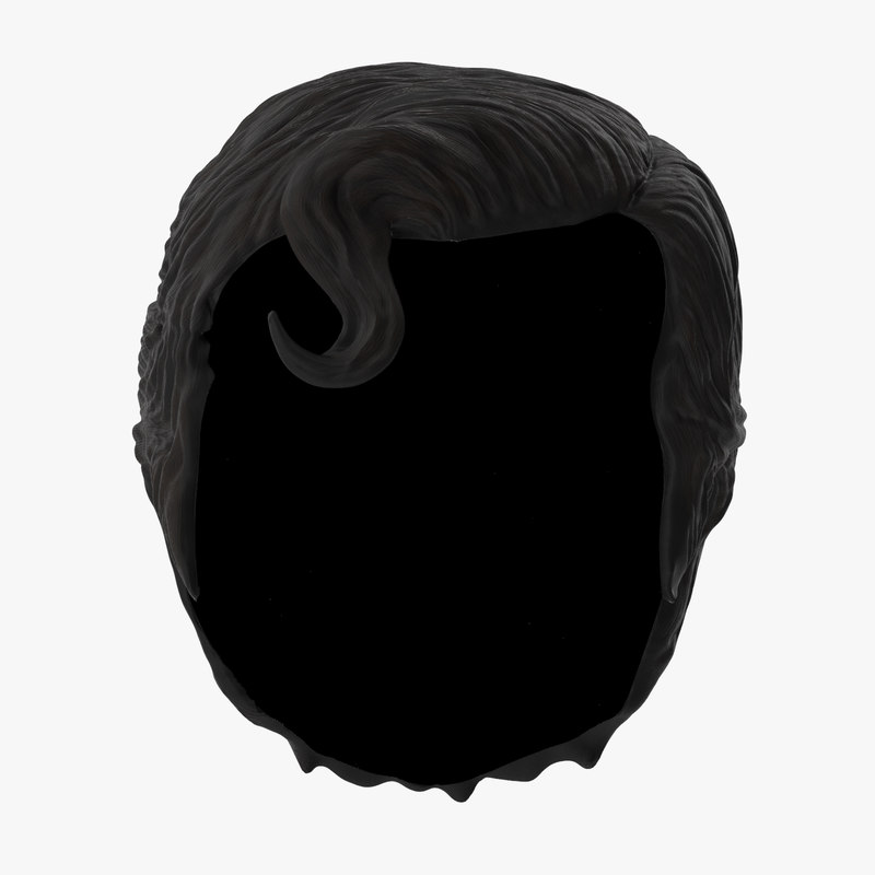 3d superman hair model